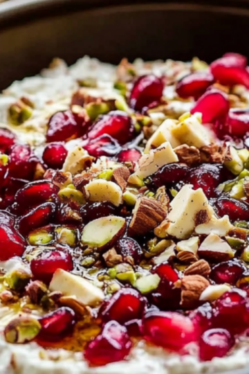 Pomegranate Pistachio Whipped Feta