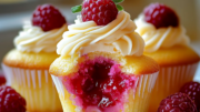 Zesty Raspberry Lemon Cupcakes Recipe