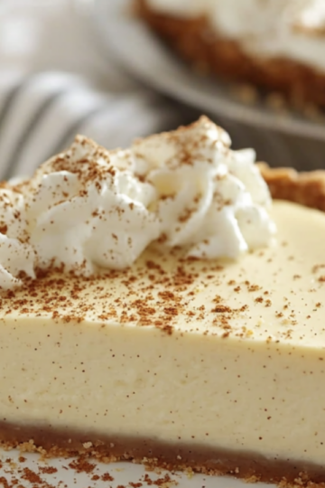 Easy No Bake Eggnog Pie Recipe