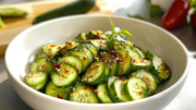 Zesty Spicy Cucumber Salad Recipe