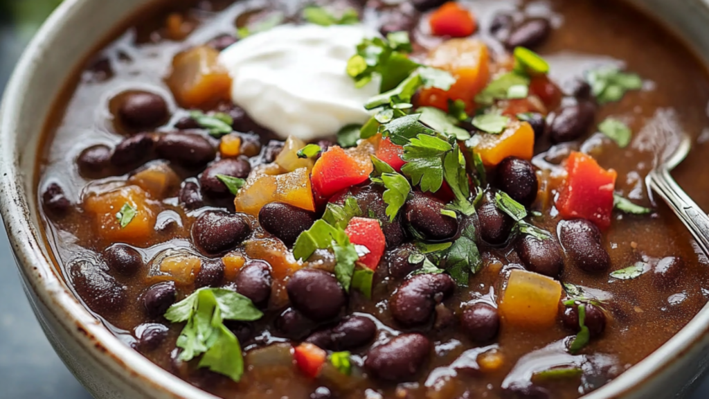 black bean soup