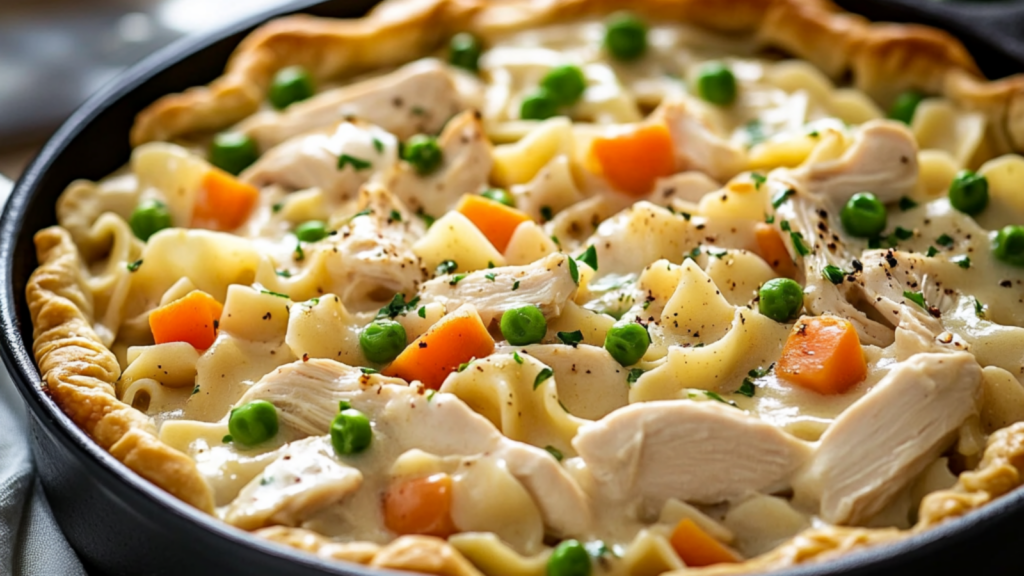 Chicken Pot Pie Noodle Recipe