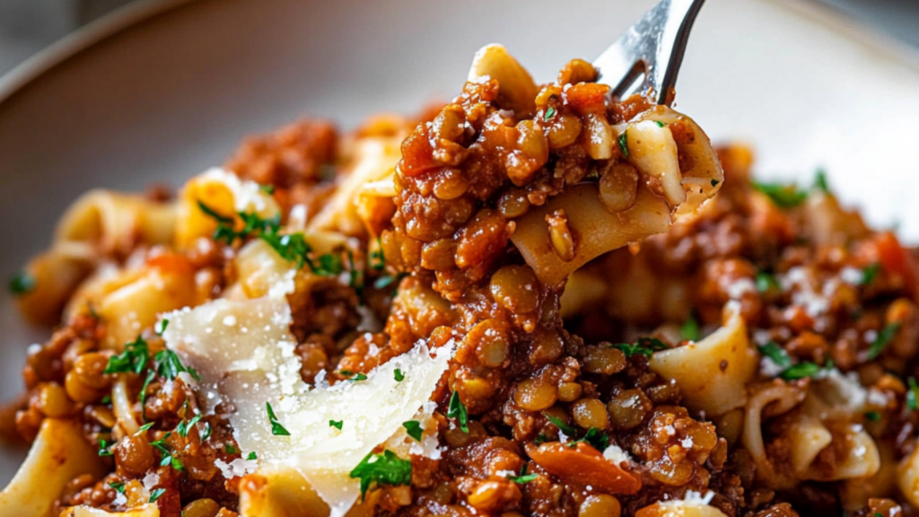 Lentil Bolognese