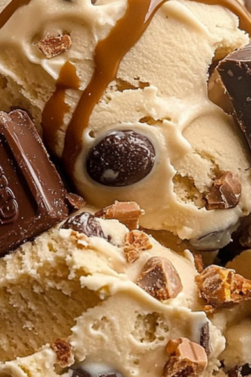 Cookie Dough Snickers & Reese's Ice Cream Dream