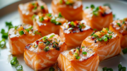 salmon bites