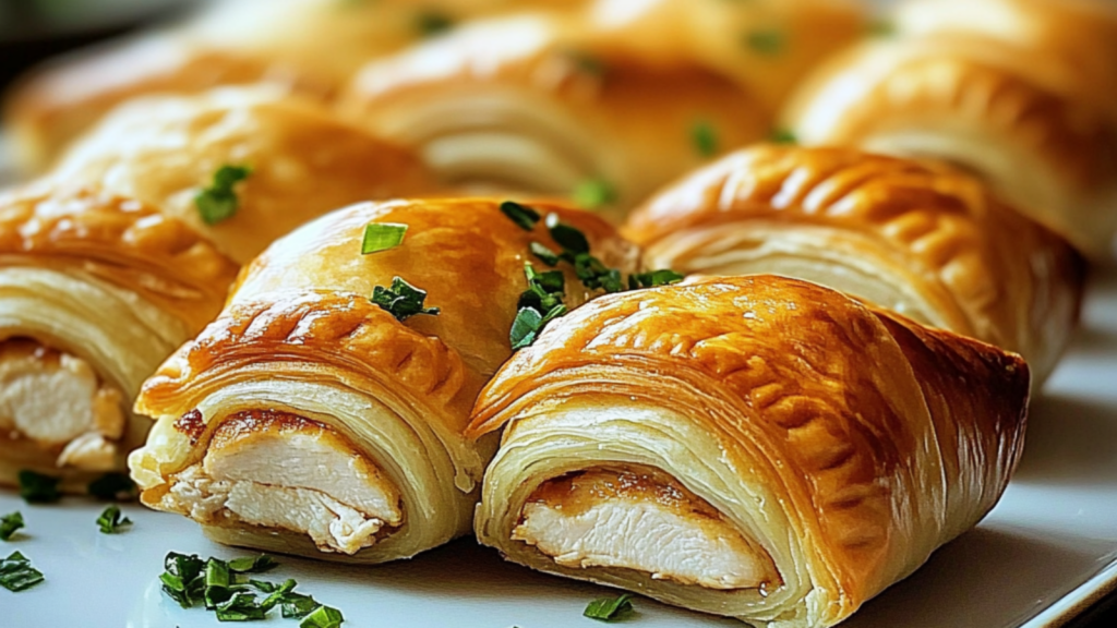 Crescent Roll Chicken Bundles