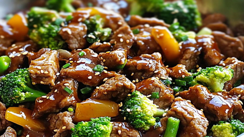 Beef Stir Fry with Honey Pepper Sauce Recipe