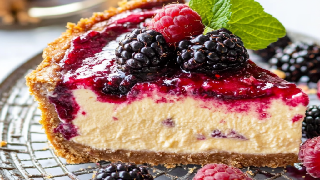 Blackberry Raspberry Cheesecake Recipe