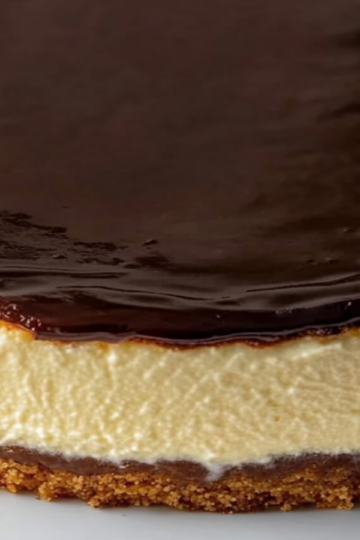 Boston Cream Pie Cheesecake Recipe Delight