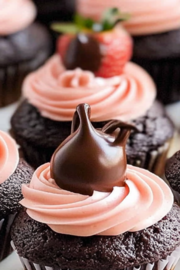 Indulgent Chocolate Covered Strawberry Cupcakes Recipe