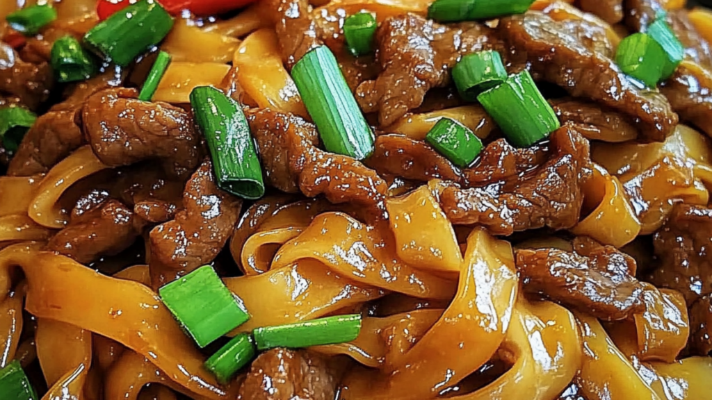 Easy Sticky Beef Noodles Recipe