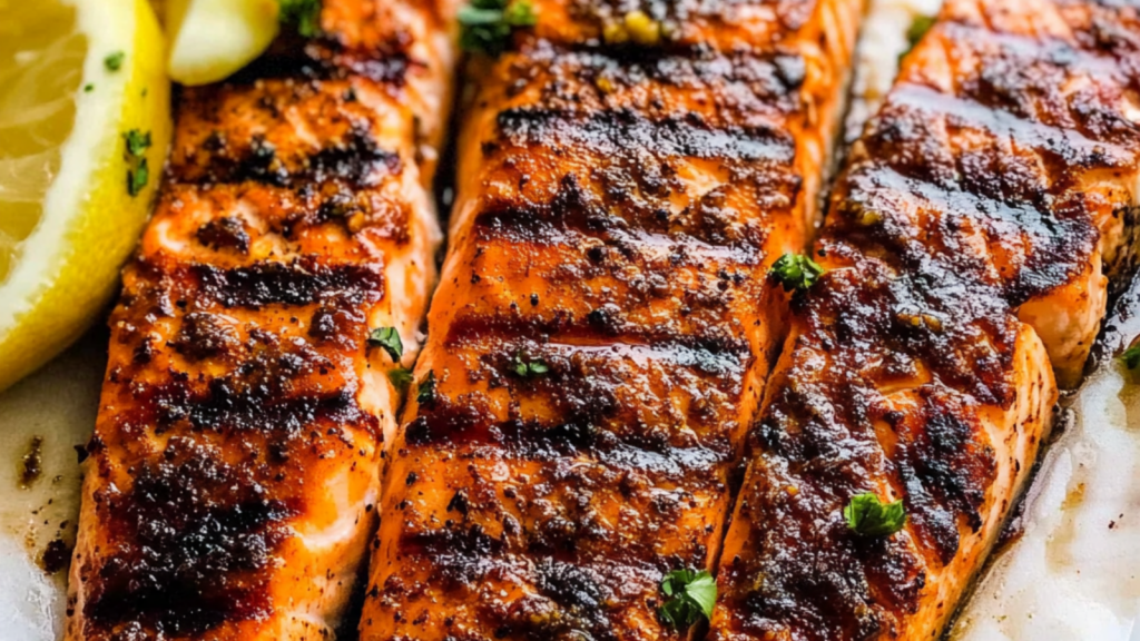 BBQ Grilled Salmon