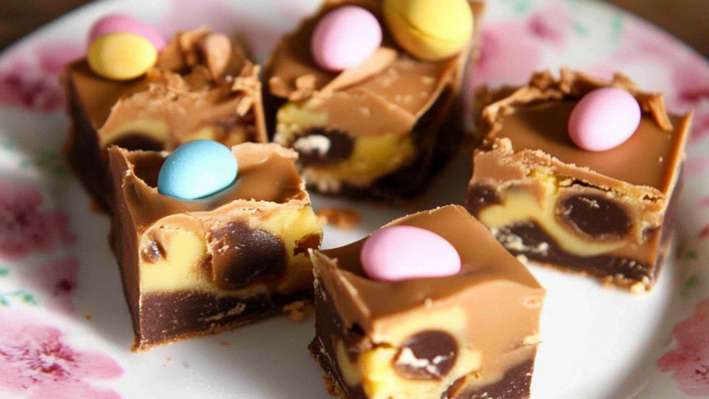 Easy No-Bake Easter Fudge Recipe