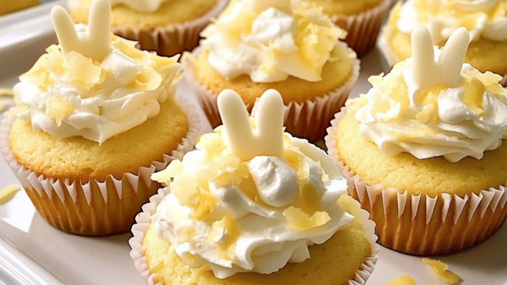 Lemon Bunny Cupcakes Recipe