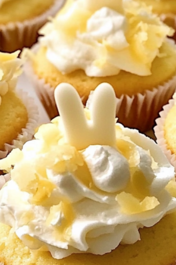 Lemon Bunny Cupcakes Recipe