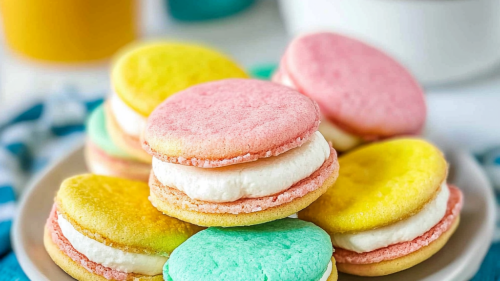 Easter Cookie Sandwiches
