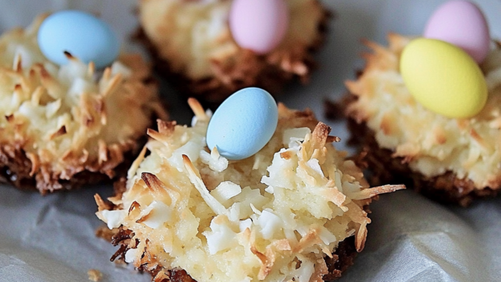 Easter Coconut Macaroons