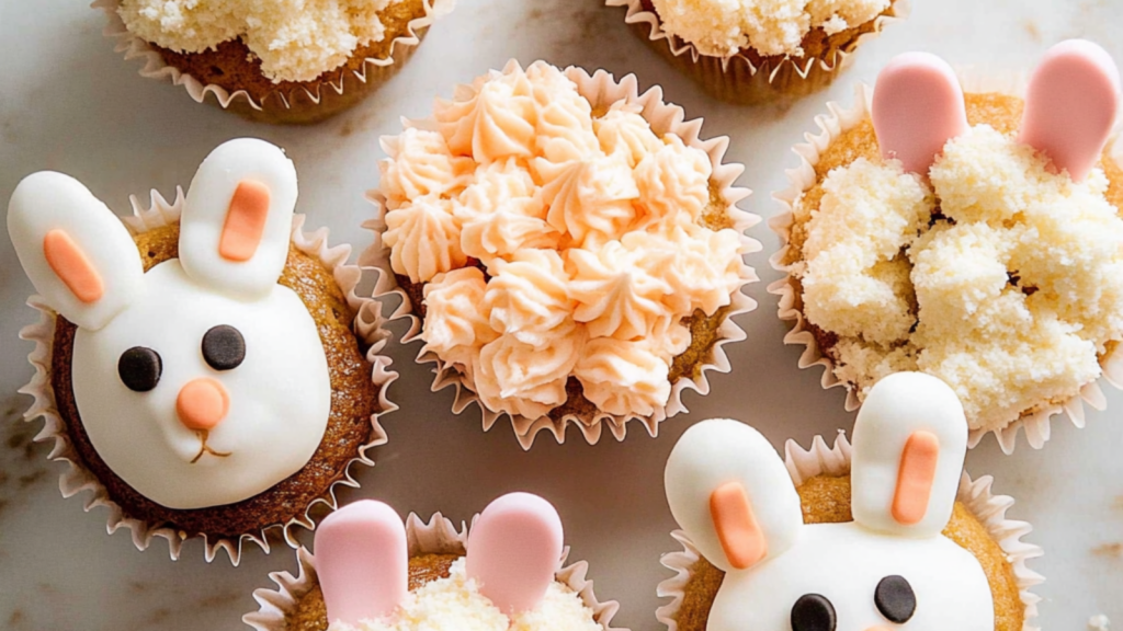 Mini Bunny Cupcakes