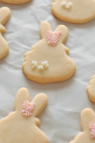 Easy Bunny Shaped Cookies Recipe