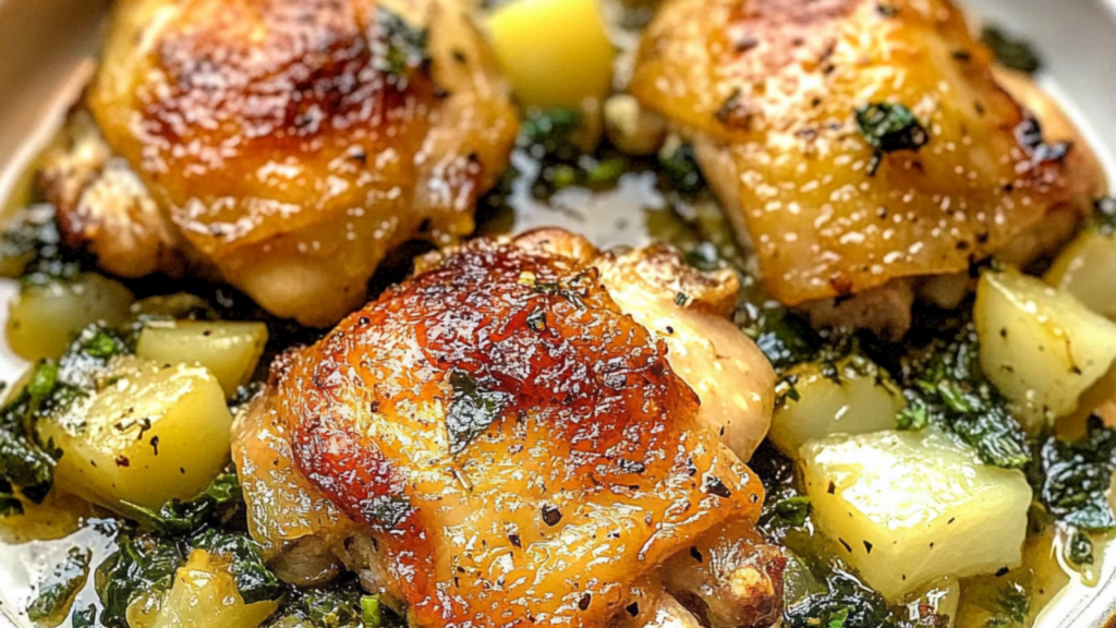 Baked Italian Chicken Thighs Recipe