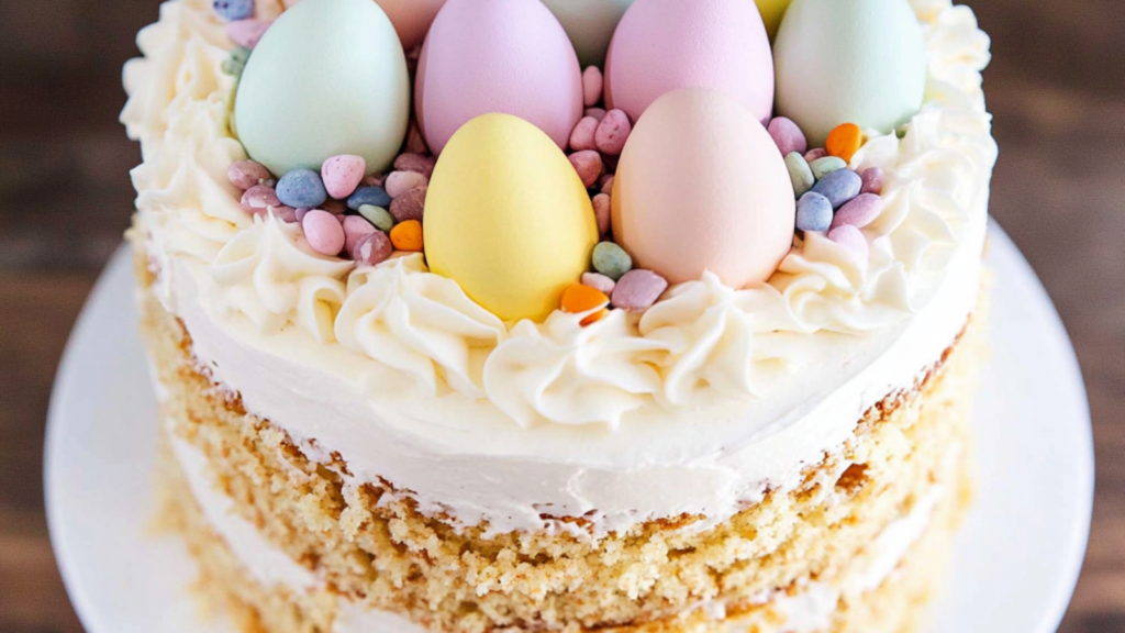 Easter Egg Layer Cake Recipe