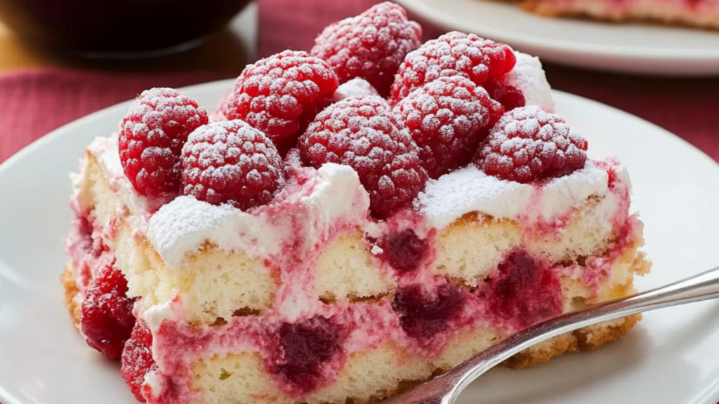 Fresh Raspberry Tiramisu