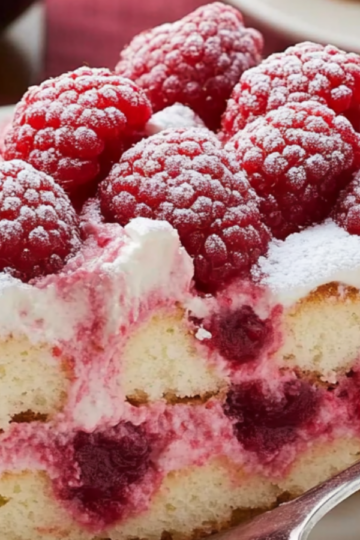 Fresh Raspberry Tiramisu