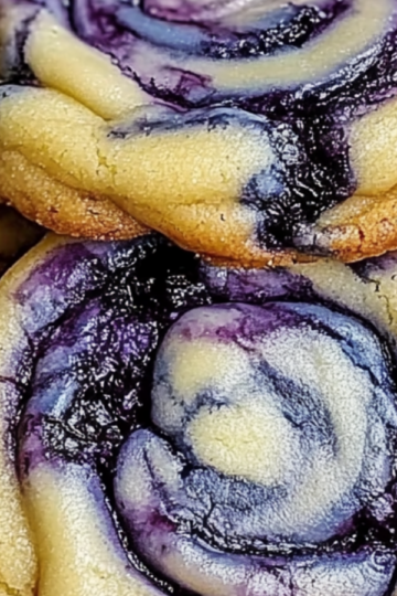 Blueberry Cheesecake Swirl Cookie Recipe