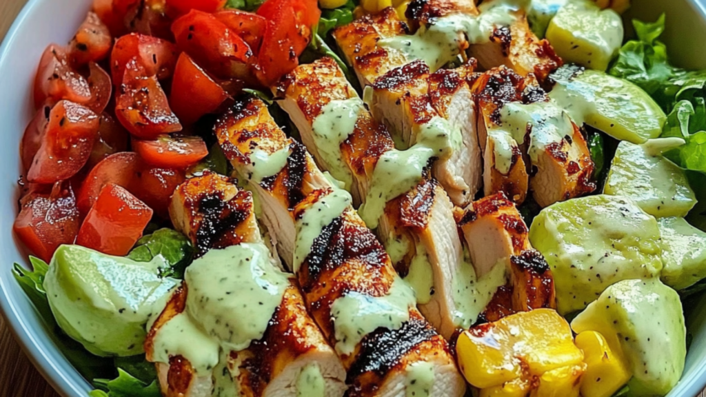 Easy BBQ Chicken Chopped Salad Recipe