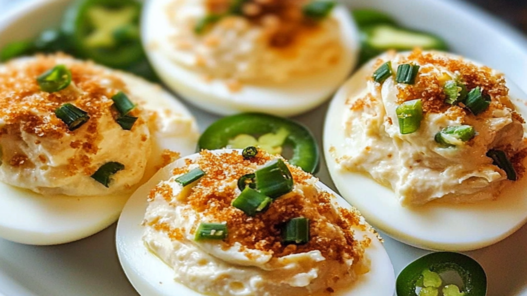 Spicy Jalapeño Popper Deviled Eggs: A Must-Try Delight