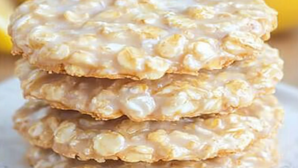 Lemon Oatmeal No-Bake Cookies Recipe