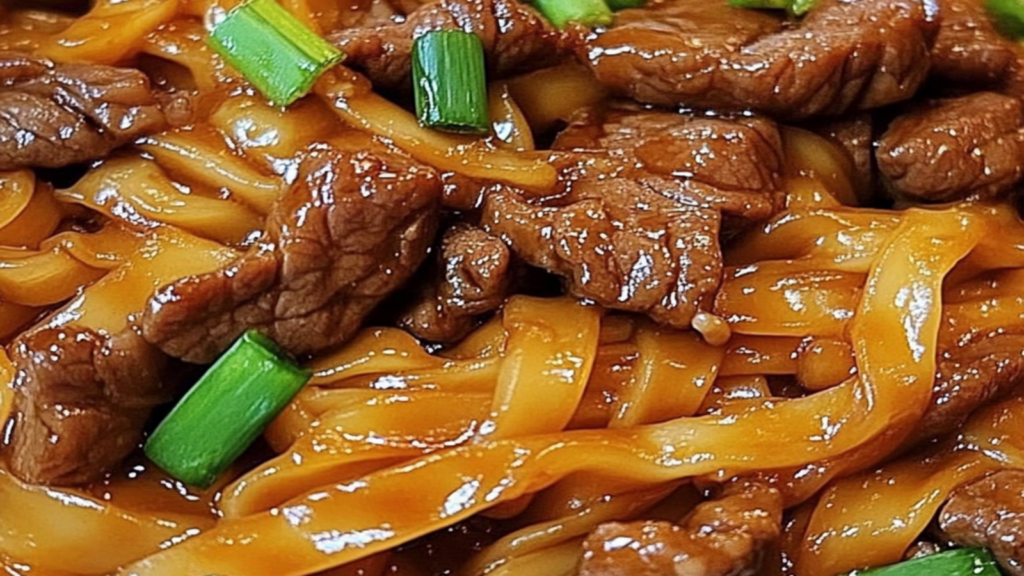 Sticky Beef Noodles: A Flavorful Delight