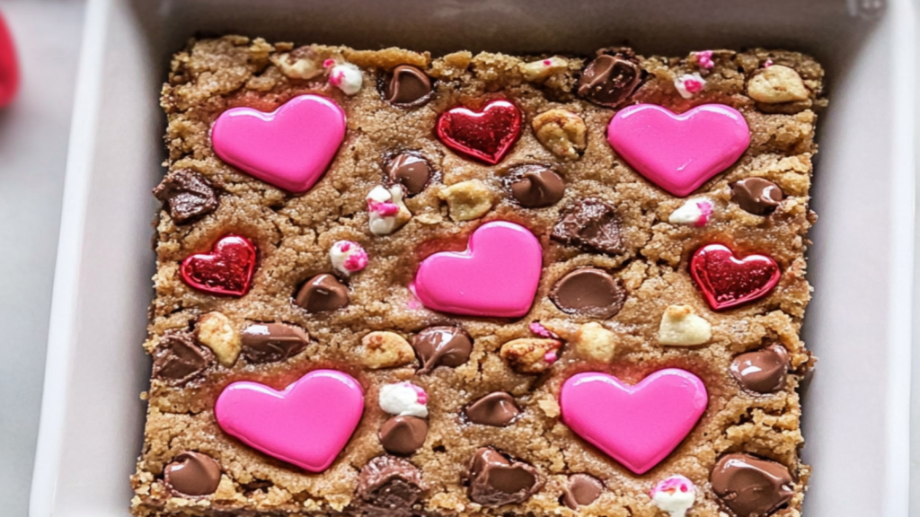 Indulge in Irresistible Valentine's Day Cookie Bars