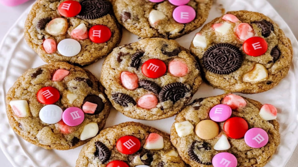 Valentine’s Day Oreo M&M’s Cookies Recipe