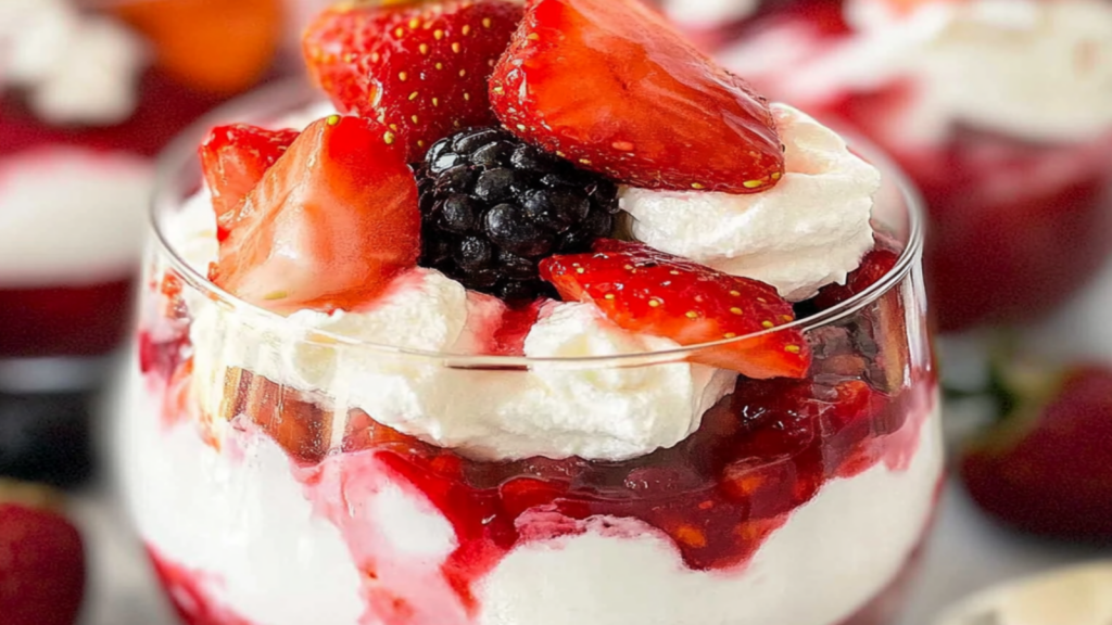 Vanilla Yogurt and Berry Trifle Recipe