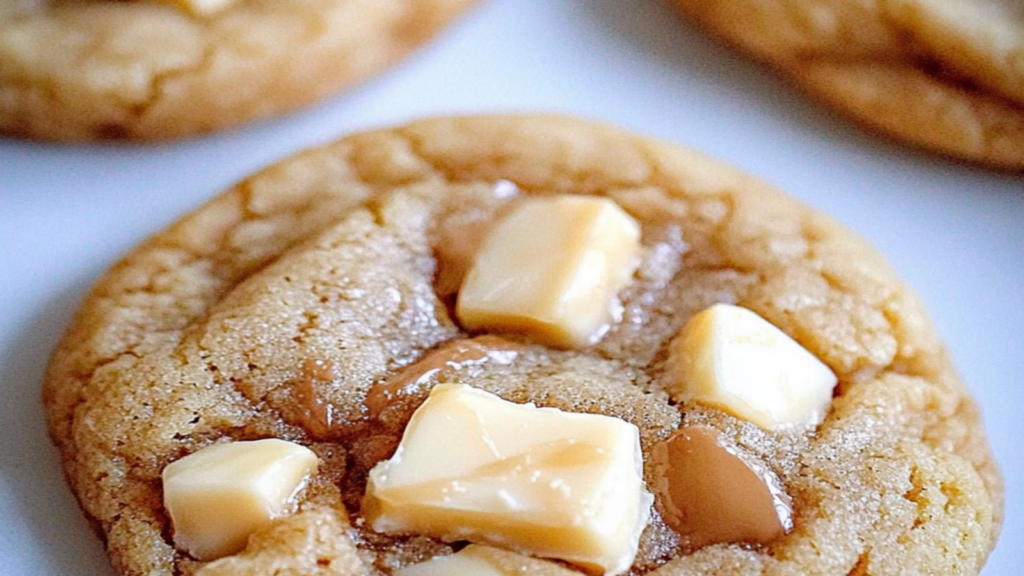 White Chocolate Caramel Chunk Cookies Recipe
