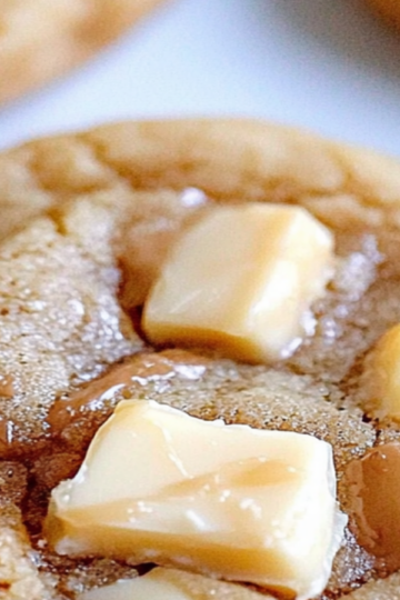 White Chocolate Caramel Chunk Cookies Recipe