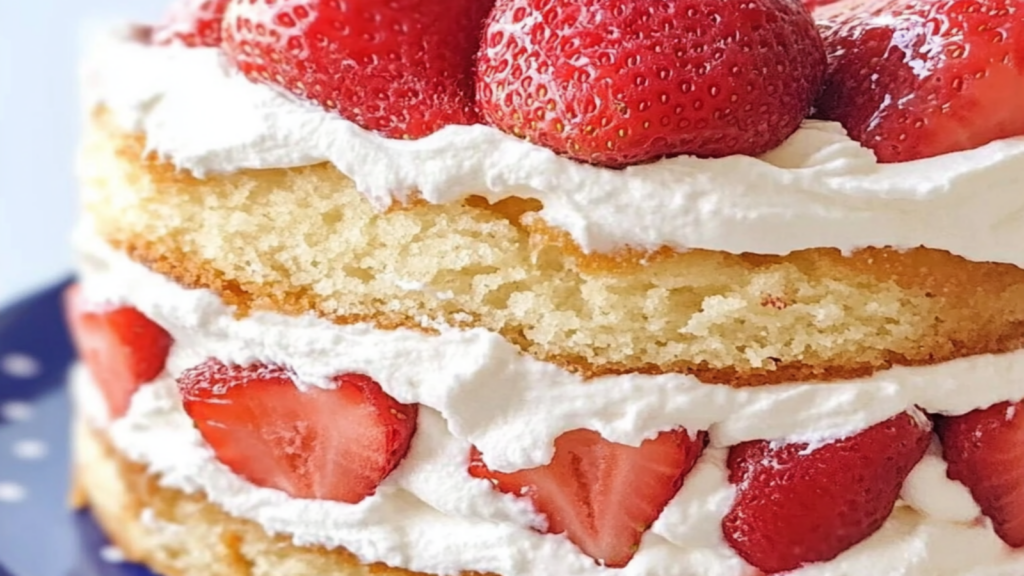 Decadent Strawberries Cream Cake Recipe You Must Try