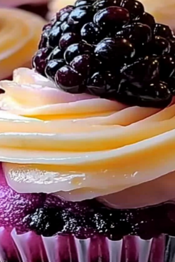 Blackberry Lime Cheesecake Cupcakes Recipe