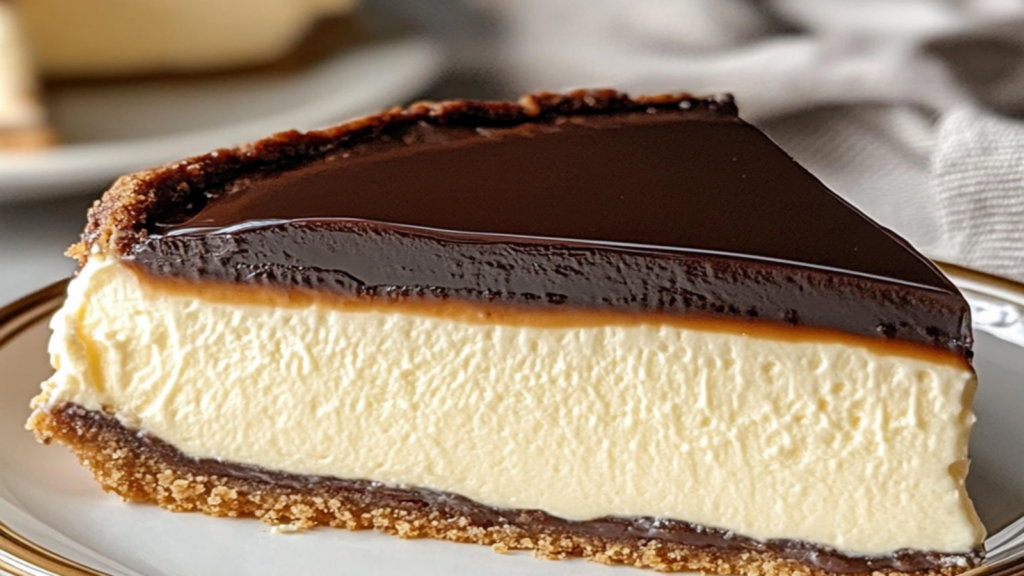 Boston Cream Pie Cheesecake Recipe Delight