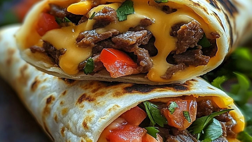 Cheesy Beef Fiesta Wraps for Quick Meals