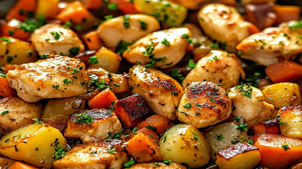 Chicken and Vegetables Skillet Recipe