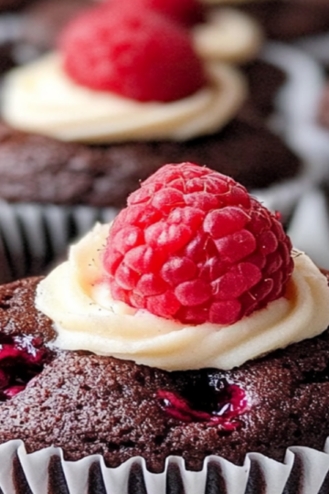 Chocolate Raspberry Cupcakes Recipe