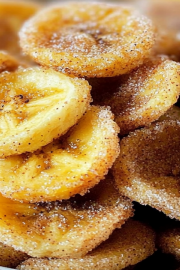 Crispy Cinnamon-Sugar Air Fryer Banana Chips Recipe