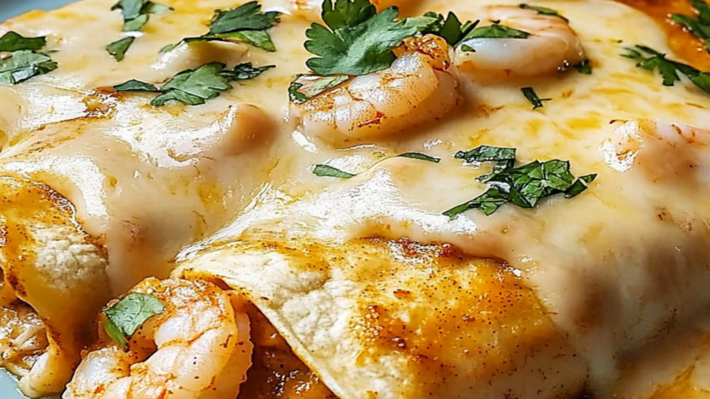 Creamy Shrimp Enchiladas - A 30-Minute Delight