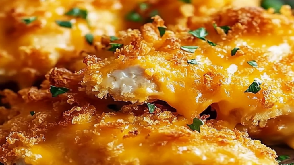 Crispy Cheddar Chicken Recipe for Dinner