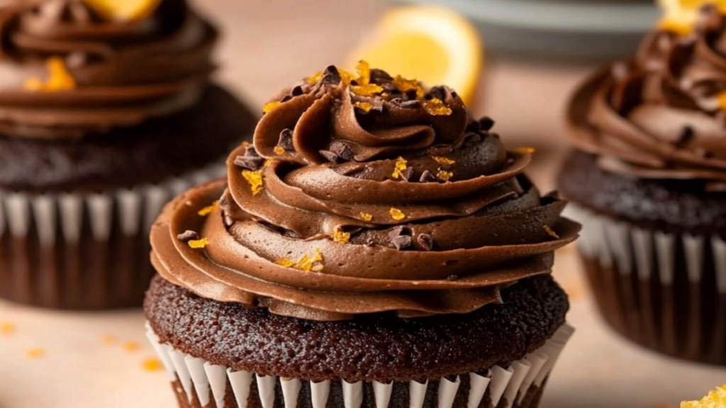 Decadent Double Chocolate Orange Cupcakes Recipe