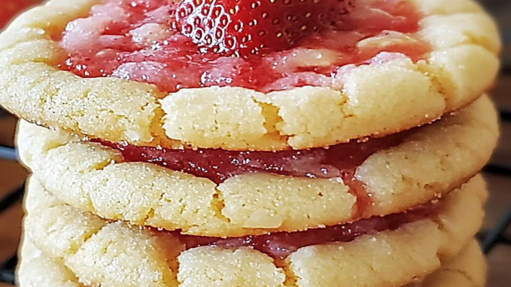 Double Strawberry Sugar Cookies Recipe