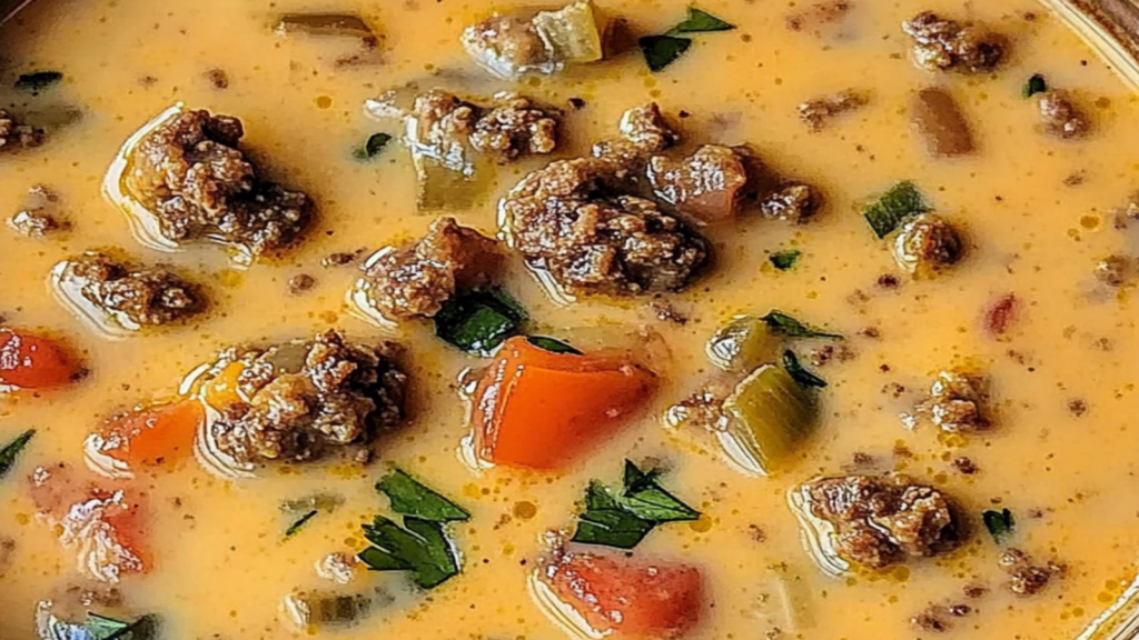 Discover the Best Easy Cheeseburger Soup Recipe Today!