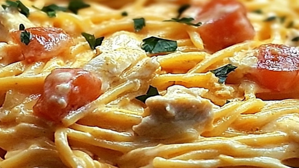 Easy CrockPot Chicken Spaghetti Recipe for Busy Nights